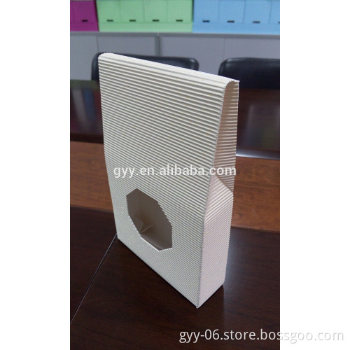 Dual-use New Design Corrugated Paper Bag with Die-cutting Window